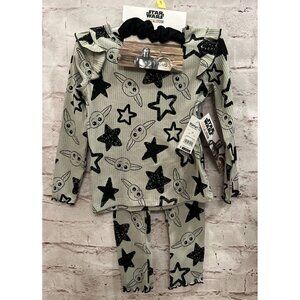 Star Wars Baby Yoda 2 pc Set Mandalorian Toddler Girl Size 3T NEW Sage Green